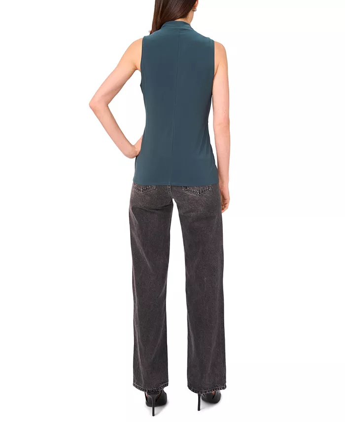 Women's Crossover Wrap-Front Sleeveless Top - thumbnail 4