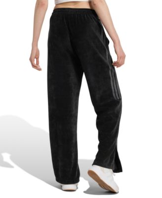Women's House Of Tiro Velour Open Hem Pants