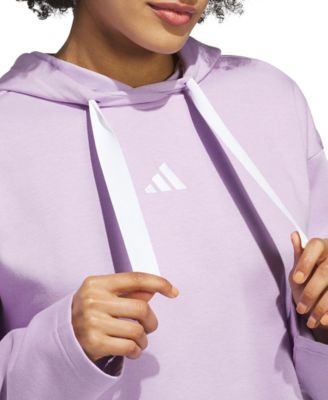 Women's Fleece 3-Stripes Loose-Fit Hoodie