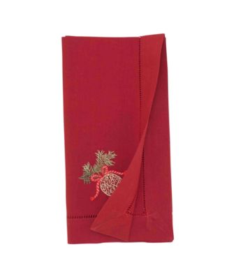 Embr'D Ornament Hemstitch Napkin, Set of 6