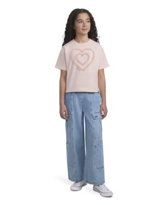 Girls' 7-16 Meet and Greet Heart Short-Sleeve T-Shirt
