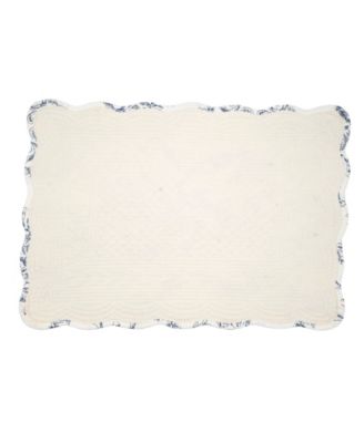 Quilted Toile Floral Placemat, Set of 4