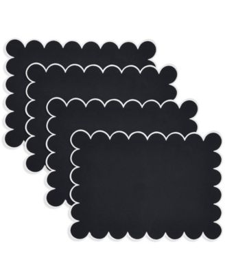 Eco Scallop Border Placemat, Set of 4