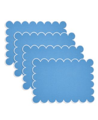 Eco Scallop Border Placemat, Set of 4