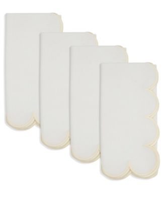 Scalloped Hem Napkin, Set of 4