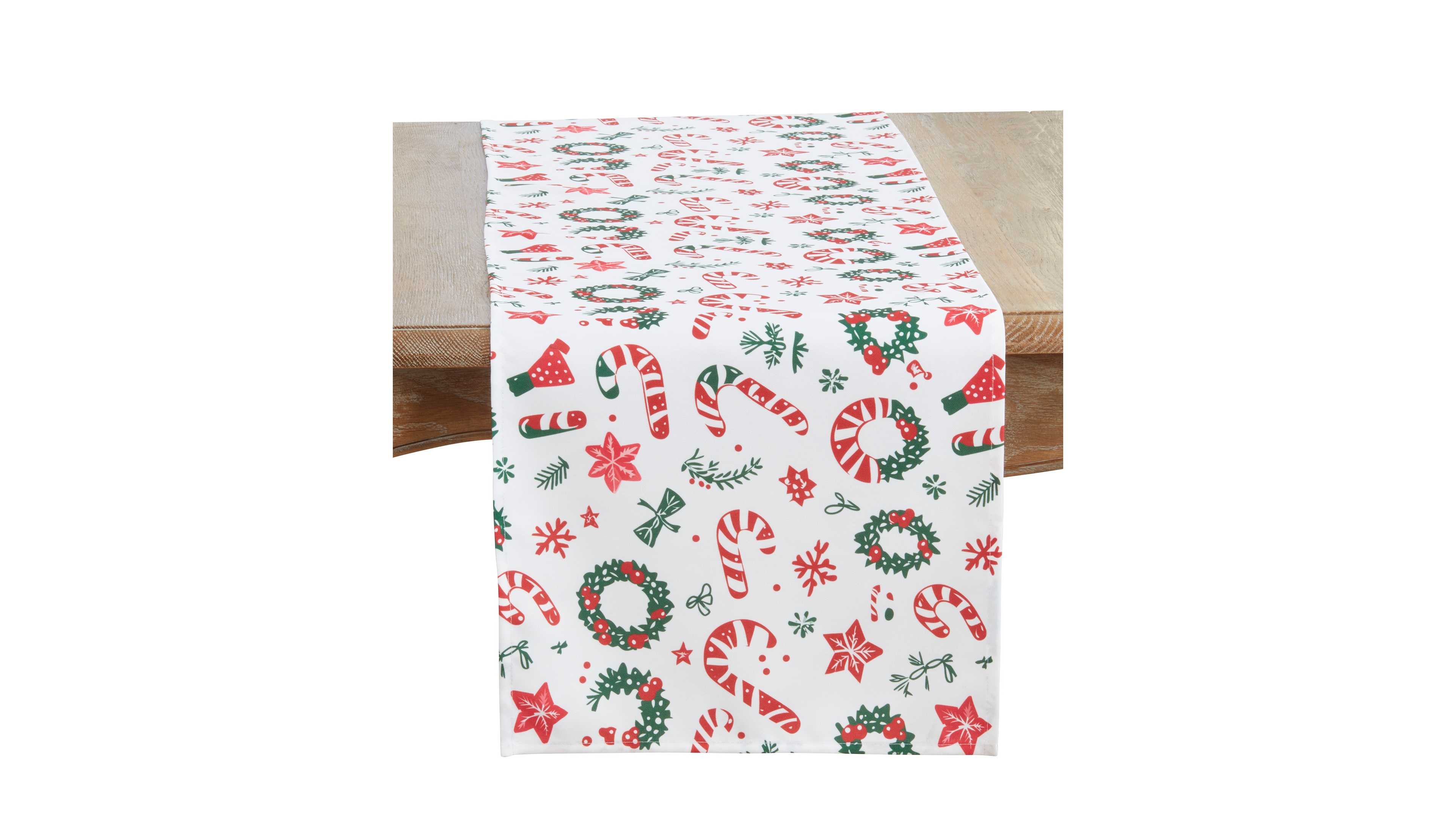 Saro Lifestyle Christmas Wrapping Paper Table Runner, 16" x 72"