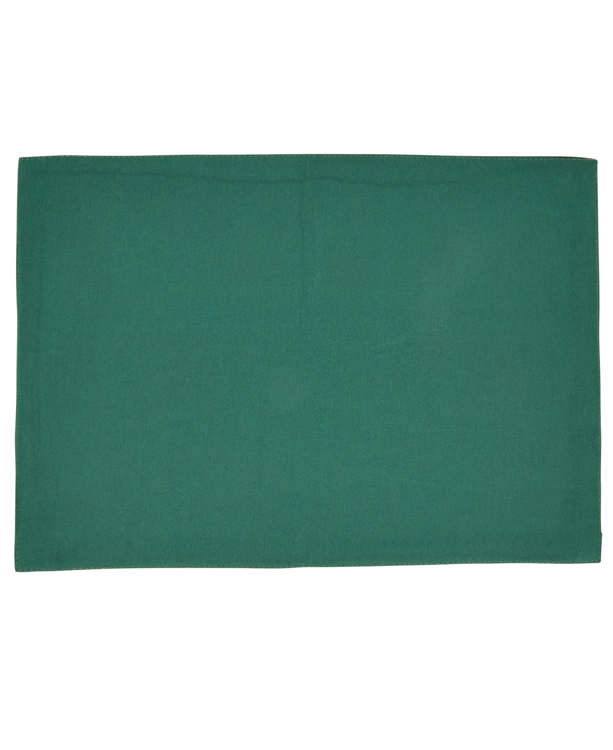 Saro Lifestyle Embroidered Wreath Placemat, Set Of 4 In Green