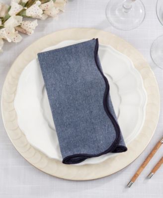Eco Chic Scallop Napkin, Set of 4