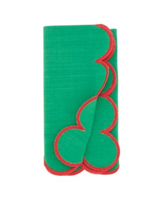 Sweet Edge Scalloped Napkin, Set of 4