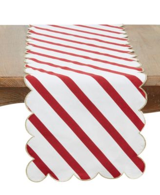 Scalloped Table Runner, 16" x 72"