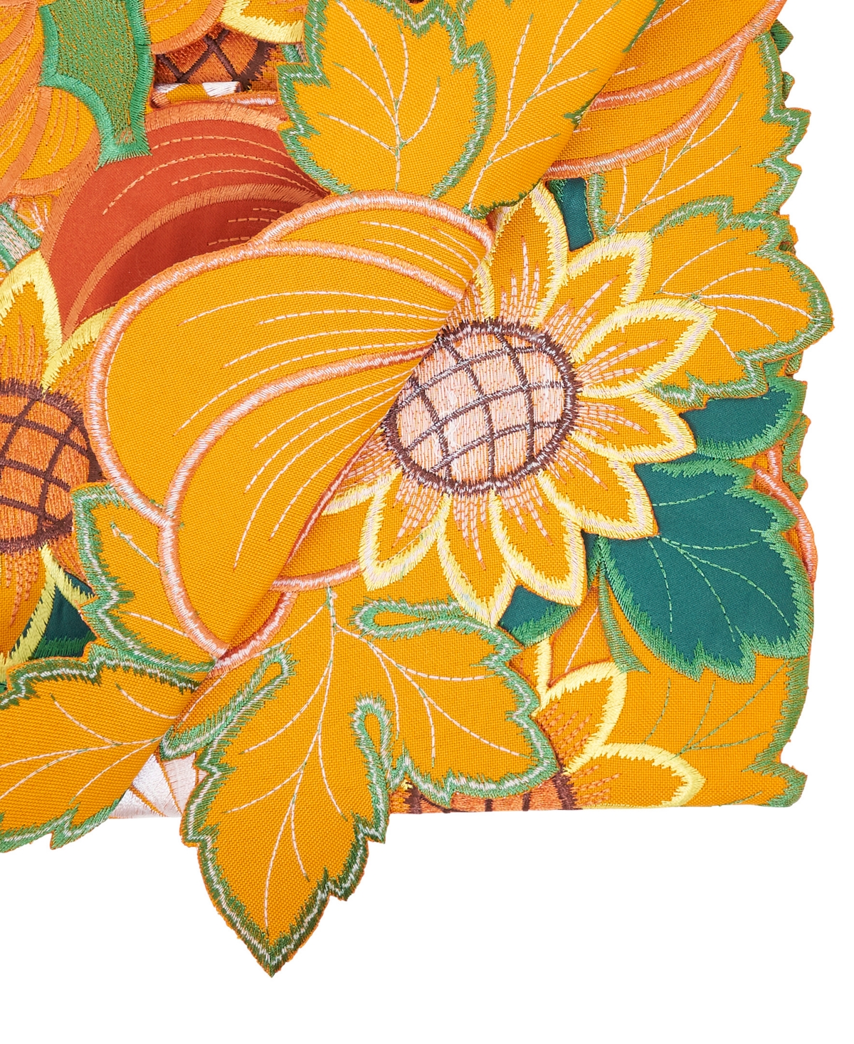 Saro Lifestyle Pumpkins Table Runner, 14" x 72"