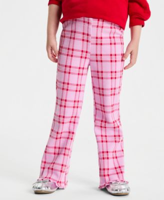 Toddler Girls Plaid Ribbed Leggings, Macy's Exclusive
