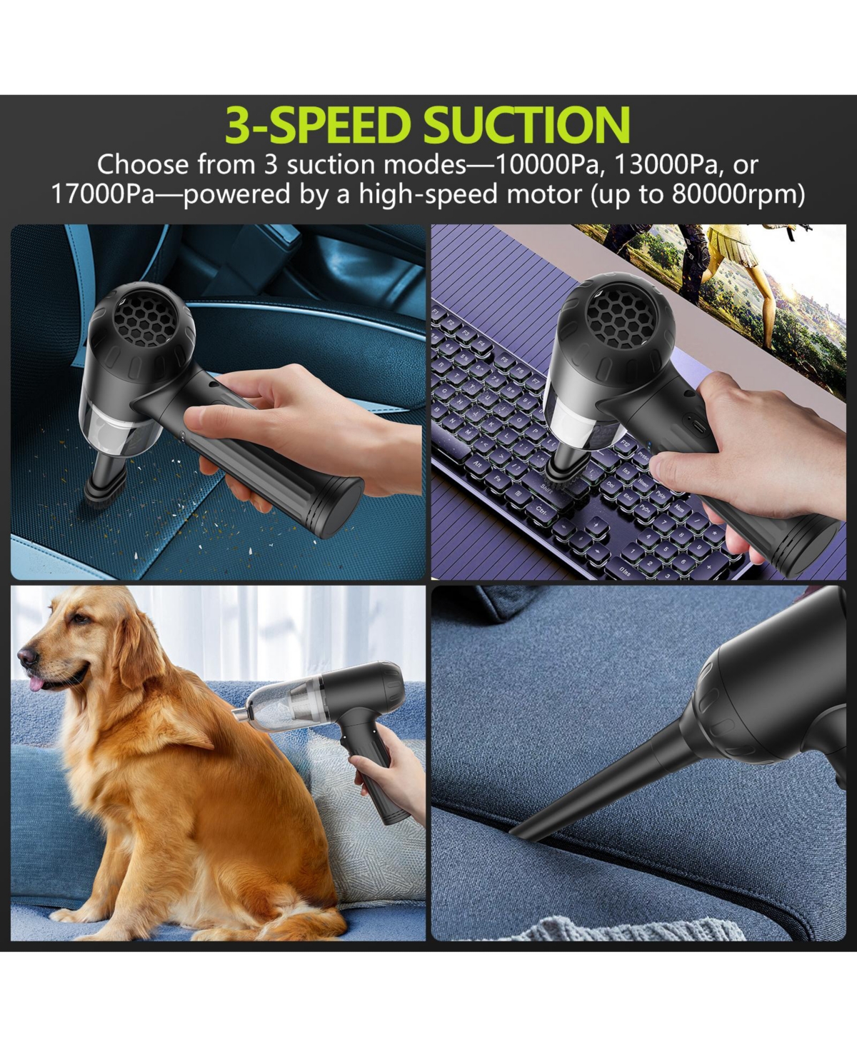 Sugift Handheld Cold Smoking Infuser Vacuum Sealer with Usb Cable