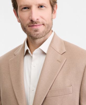 Men's Wool Cashmere Blend Luxury Classic-Fit Sport Coat