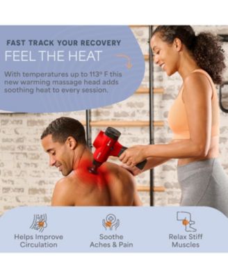 Sonic Pro Percussion Massage Gun - Deep Tissue Handheld Massager with 8 Attachments for Back, Neck & Muscle Relief