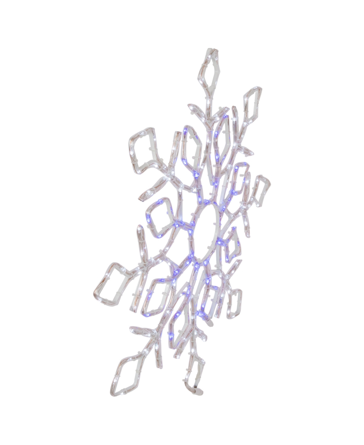 Northlight 23" Lighted Snowflake Window Silhouette Christmas Decoration In White