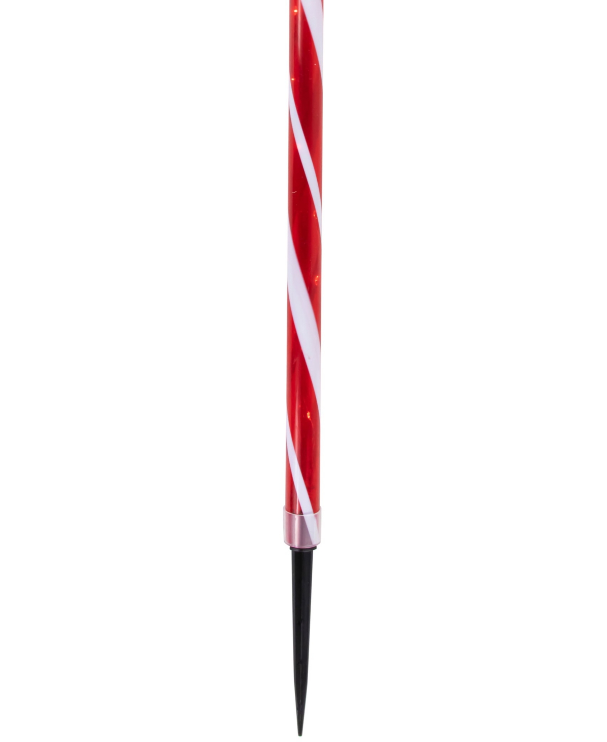 Northlight Led Lighted Candy Cane Outdoor Pathway Markers, Set Of 8 In Red