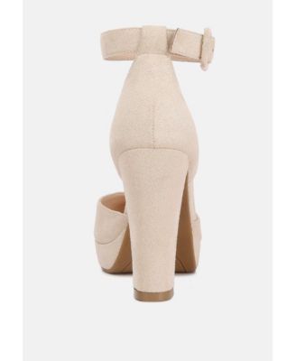 Womens Inigo Interchangeable Ankle Strap Platform Sandals