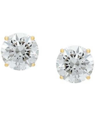 Lab Grown Diamond Stud Earrings (4 ct. t.w.) in 14k White or Yellow Gold