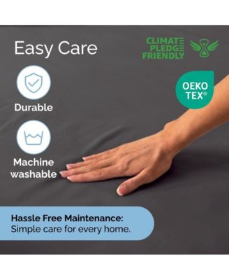 Extra Deep Pocket 18 - 24 Inch Microfiber Fitted Sheet - King