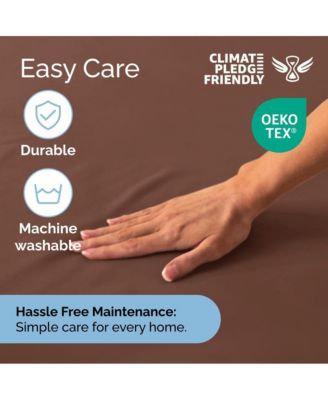 Extra Deep Pocket 18 - 24 Inch Microfiber Fitted Sheet - California King