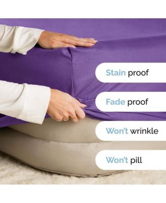 CGK Unlimited Extra Deep Pocket 18 - 24 Inch Microfiber Fitted Sheet - California King