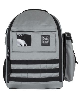 PortaBrace DJI Drone Backpack Back Pack Professional Video Equipment Case, Silver (BK-Phantom 4)