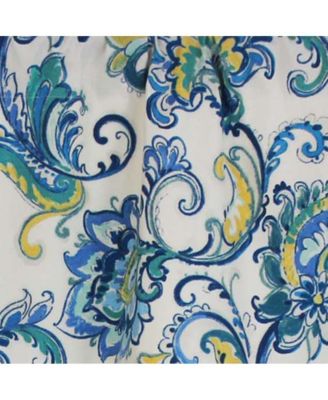 Sconset Rega Style 3" Rod Pocket Valance 50" x 17" Cornflower by RLF Home