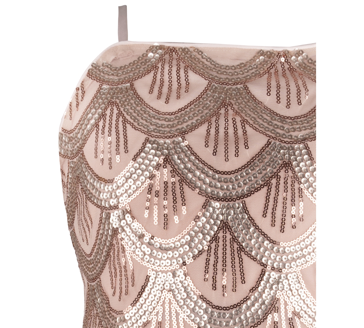 Rare Editions Girls 7-16 Scallop Sequin Sleeveless Mini Dress