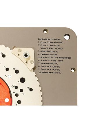 03110 Mast-R-Plate Stainless Steel Mounting Plate for 9-1/4 x 11-3/4" Table Tops