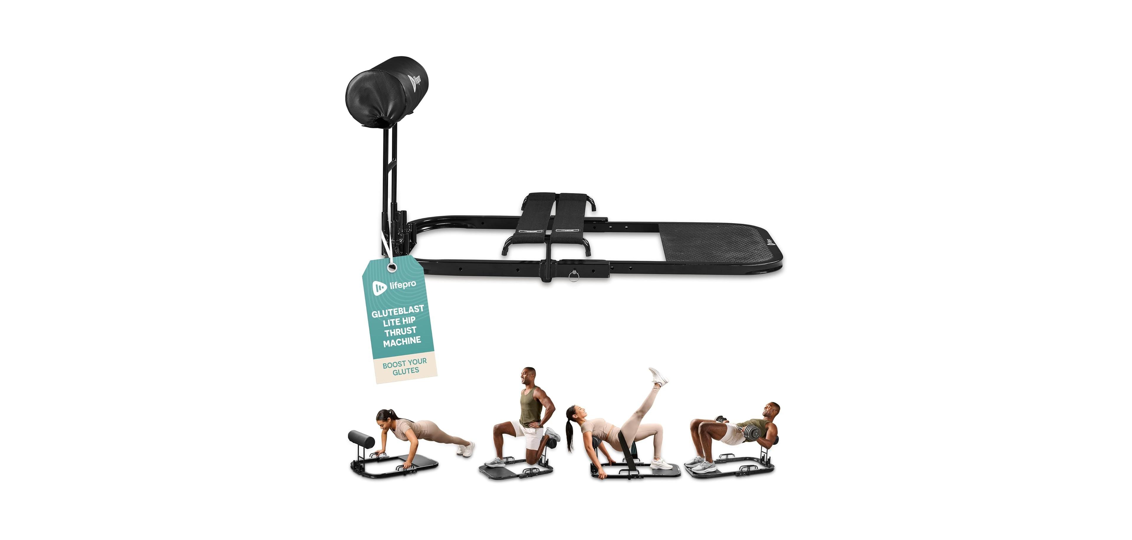 LifePro GluteBlast Hip Thrust Machine - Premium Home Gym Equipment for Glutes, Hips & Thighs