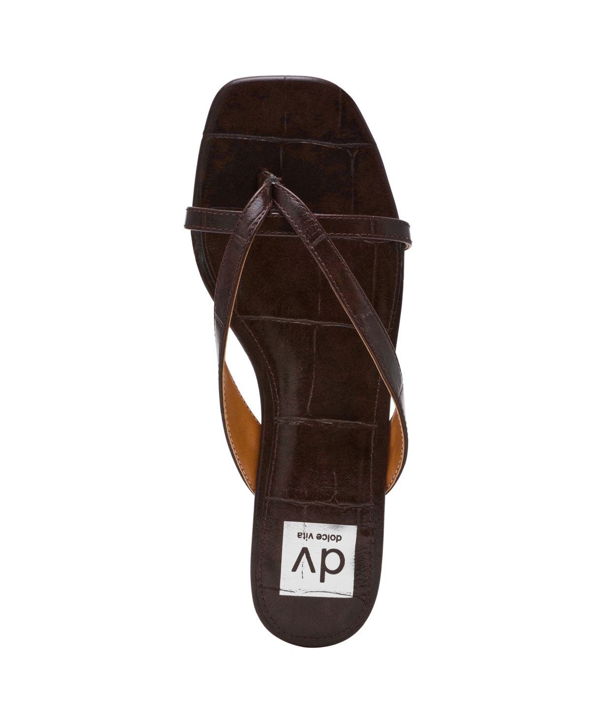 Dv Dolce Vita Women's Bex Strappy Kitten Heel Dress Sandals In Brown