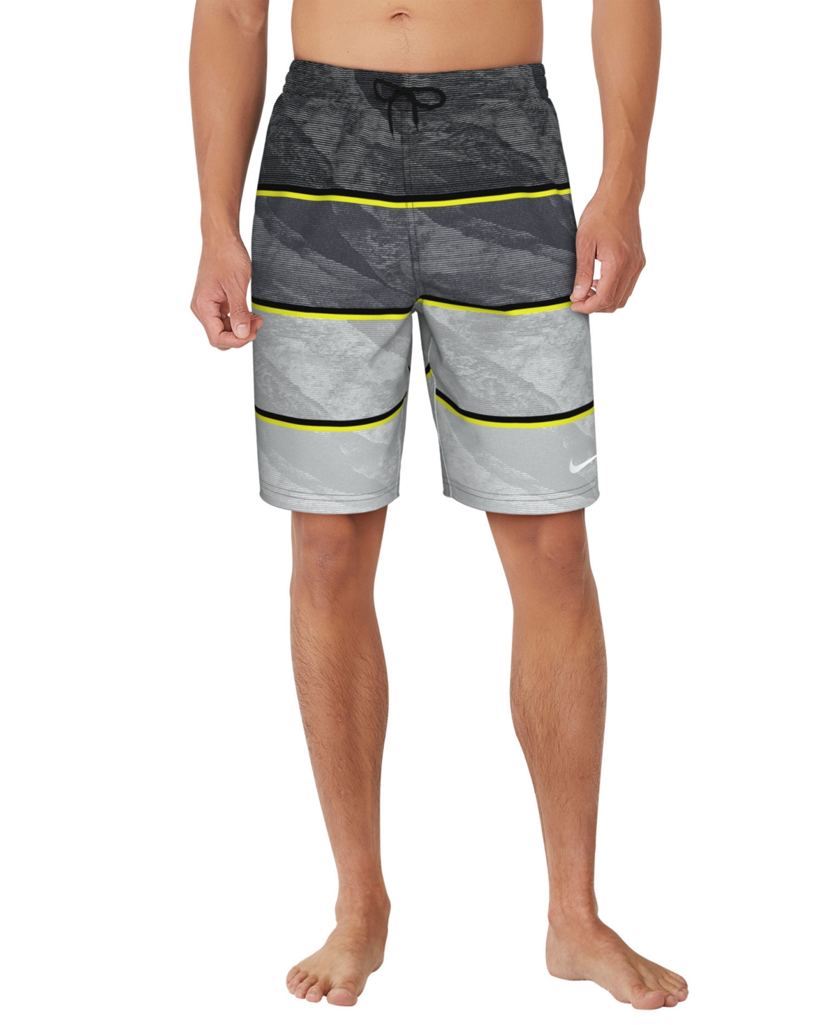 Nike Men's Striped Volley Swim Shorts