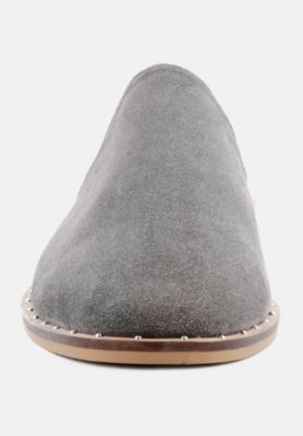 Womens Lia Handcrafted Canvas Mules