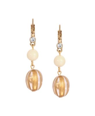 White Heart Flower Necklace