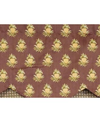 3" Rod Pocket High Quality Fabric Cherry Vine D-Regal Valance for Windows 50" x 17" Rose