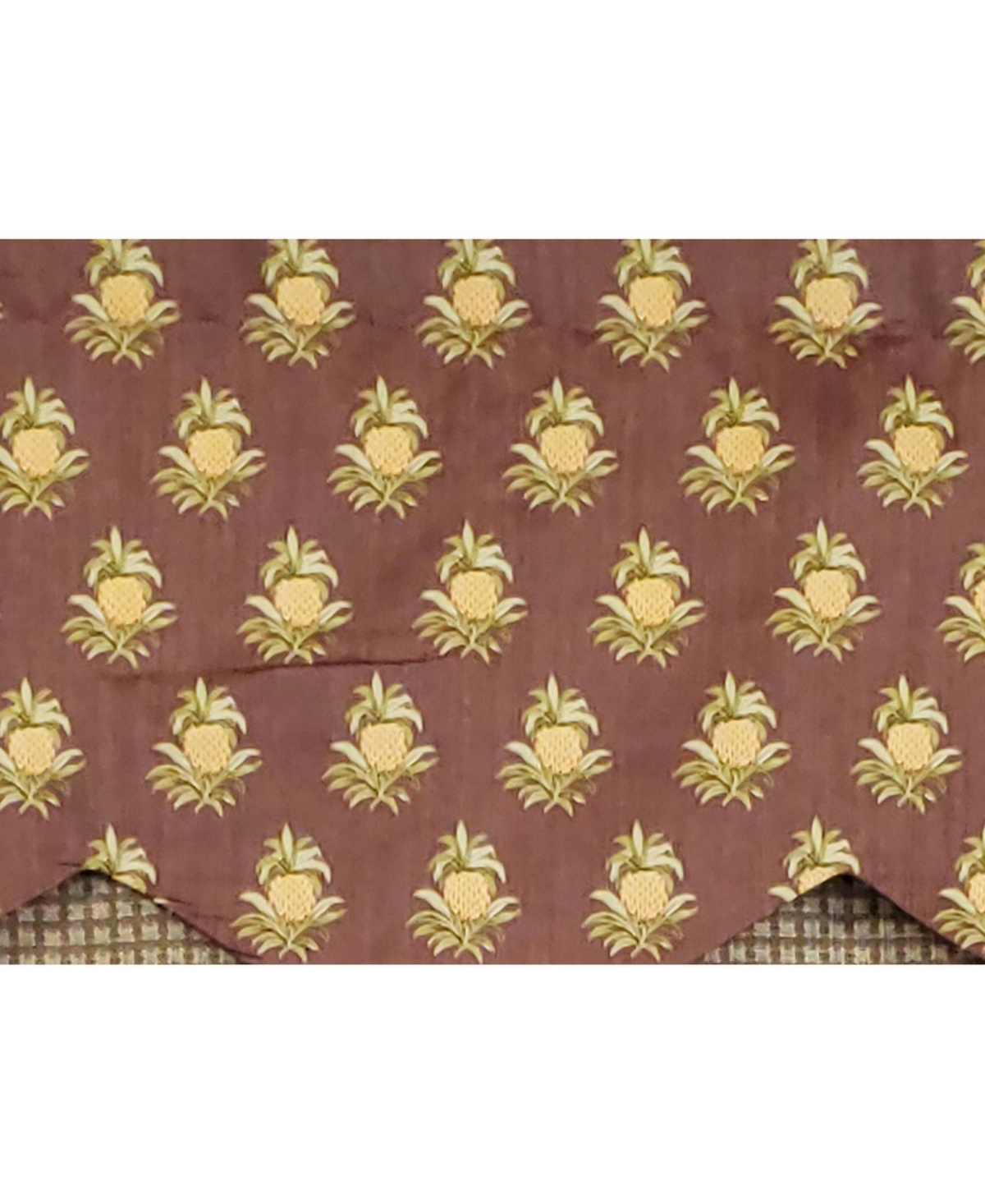 Rlf Home 3" Rod Pocket High Quality Fabric Cherry Vine D-Regal Valance for Windows 50" x 17" Rose