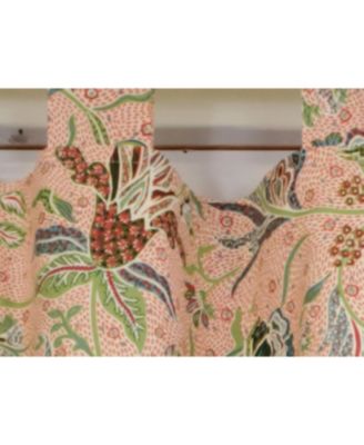 4" Top Tab High Quality Fabric Every Tab Valance for Windows 50" x 16" Rose