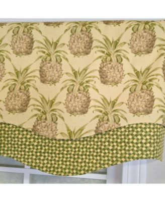 100% Cotton Kingston Glory Fully lined Windows Rod Pocket Valance 50" x 16" Yellow