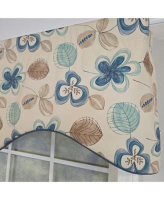 100% Cotton Jolly Cornice  Fully lined Windows Rod Pocket Valance 50" x 17"  Cream