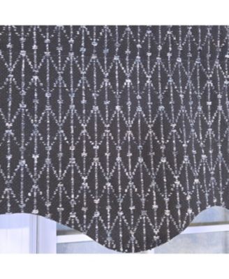 100% Cotton Sassari Regal With Poly/Cotton Ivory lining Rod Pocket Valance 50" x 15" Iron