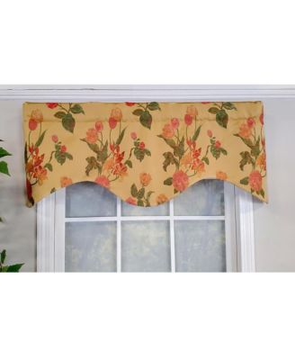 Luxurious Modern Design Classic Garland Regal Style Window Valance 50" x 17" Gold