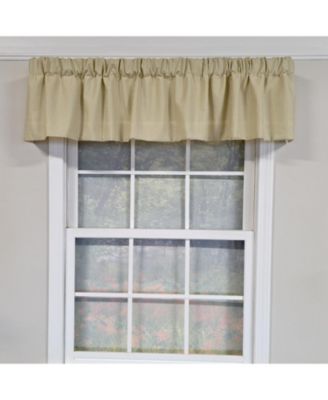 100% Cotton Crosswell Tailored Fully lined Windows Rod Pocket Valance 76" x 14" Sage