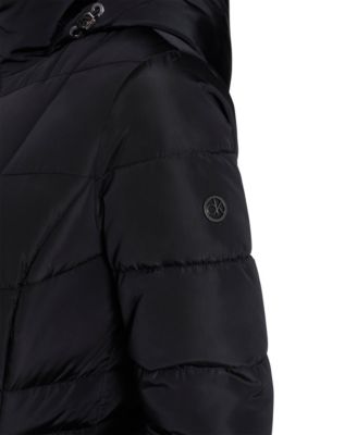 Women's Hooded Stand Collar Puffer Coat