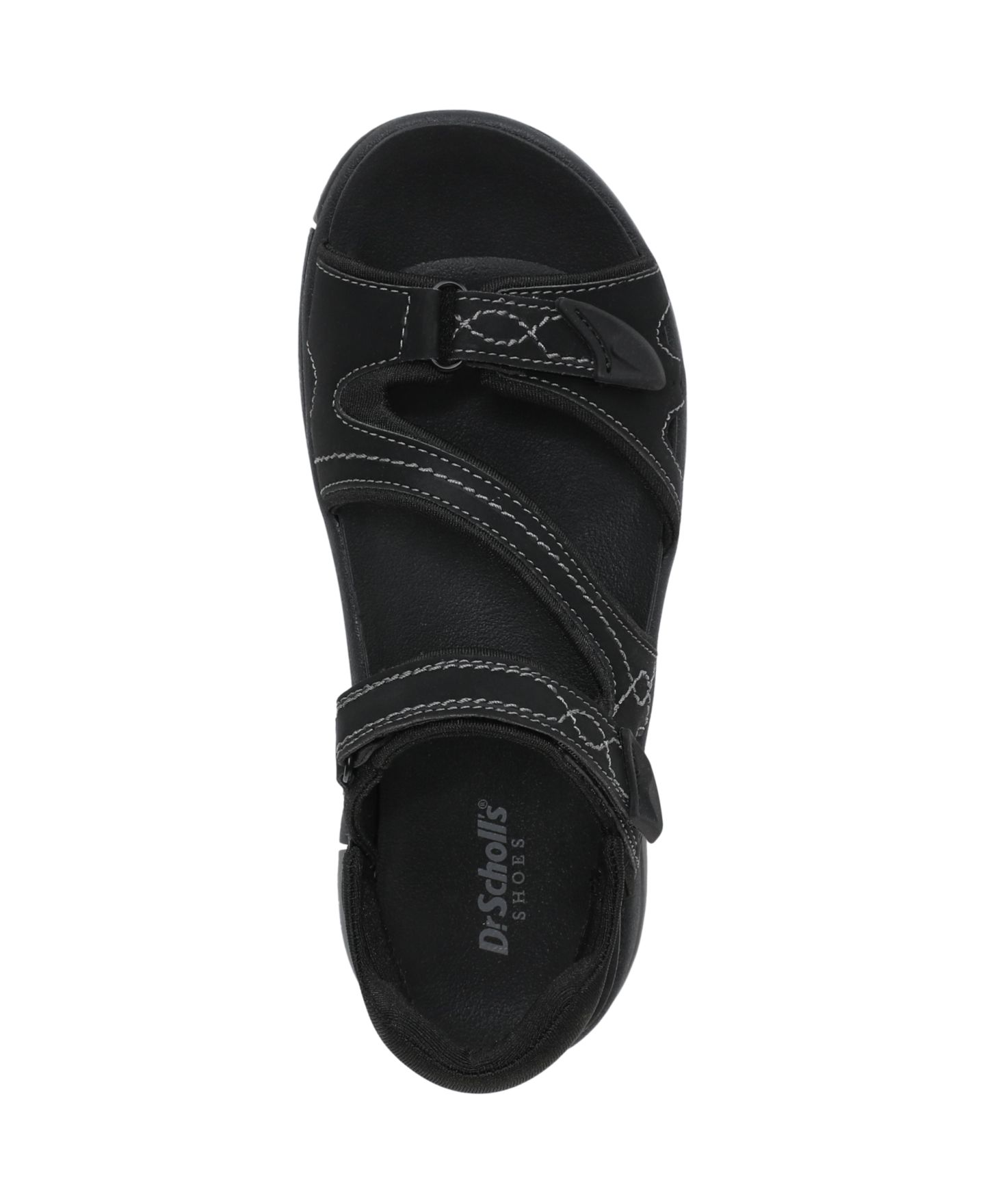 Женские сандалии Dr. Scholl's Adelle Ankle Strap, цвет: Чёрный искусственный нубуковый — фото 4