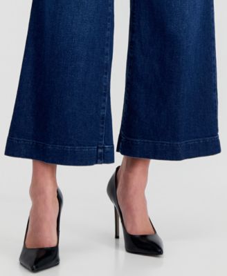 Women's Zoya Cropped Wide-Leg Jeans