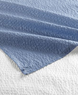 Ara Ombre Printed Seersucker Shower Curtain, 72" x 72"