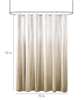 Ara Ombre Printed Seersucker Shower Curtain, 72" x 72"