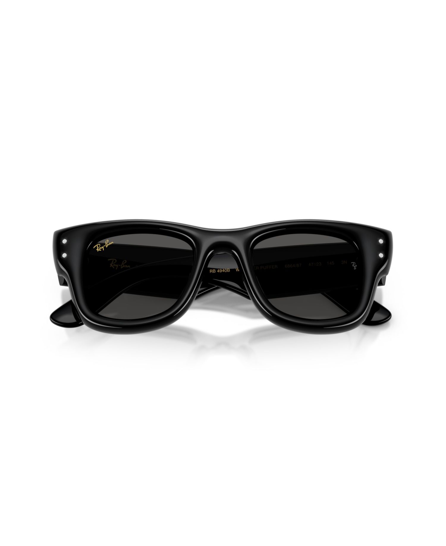 Unisex Wayfarer Puffer Crystal Sunglasses, RB4940B