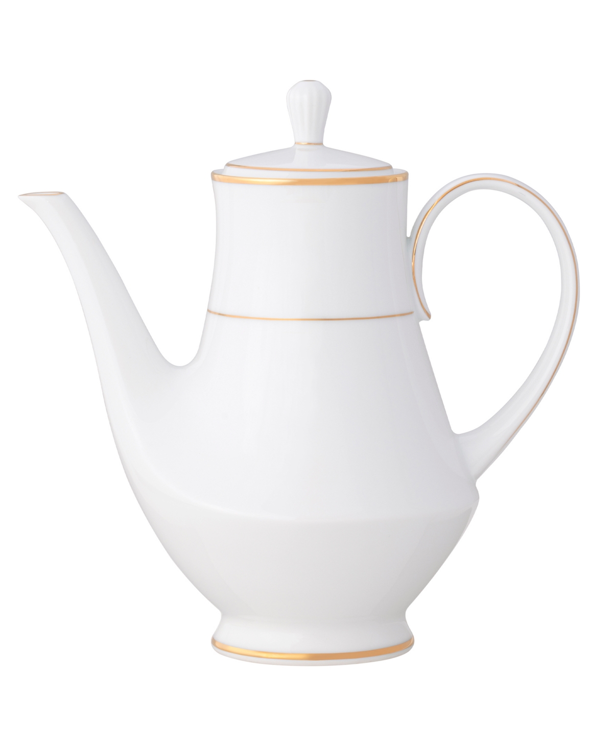 Noritake Heritage Coffee Server Tea Pot In White